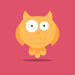 Vector Illustration of an Abstract Owl Design