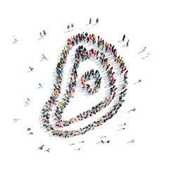 people  shape  steak meat