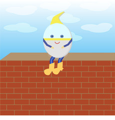 Humpty Dumpty is sitting on the wall