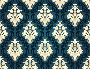 Colorful  seamless damask