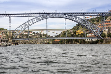 Panoramic from Douro river tour boat view