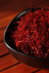 Fototapeta premium Saffron, dish of saffron - Zafferano