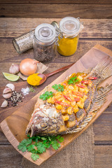 Ingredients of Fish fried with Chili Sweet Sauce