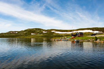 Obraz premium Nature scenery in Hallingdal Norway