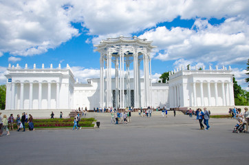 MOSCOW, RUSSIA - June 13, 2015: pavilion 