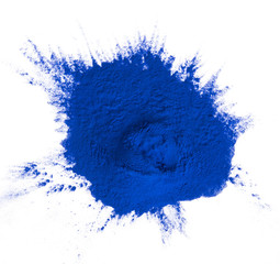 Colored powder.