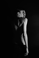 Fototapeta premium Naked young man