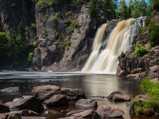 Fototapeta premium High Falls of Baptism River at Tettegouche State Park 1