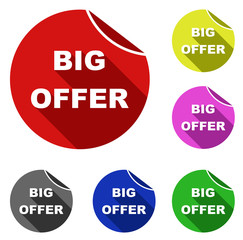 big offer icons