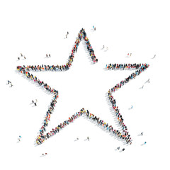 people  shape  star group