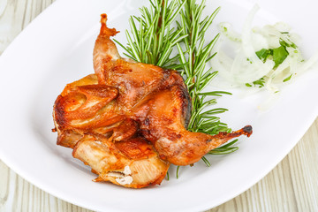 Grilled quail