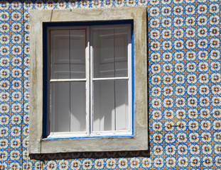 Old window of house