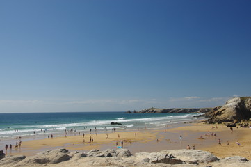 Plage de la côte   sauvage  de quiberon 