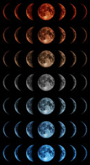 Phases of the moon © korionov