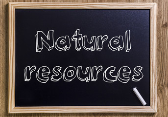Natural resources