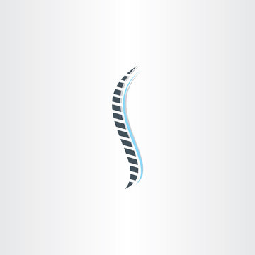 spine icon vector design element
