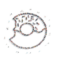 group  people  shape  donut