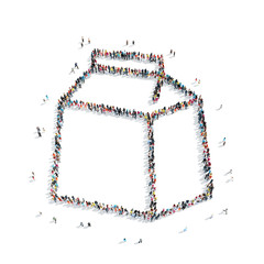 people  shape  package paper