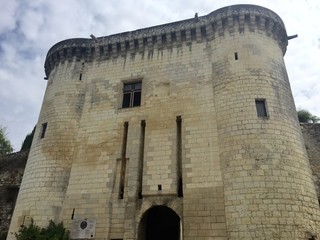 Loches entrata borgo medievale - Indre val di Loire, Francia