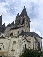 Fototapeta na wymiar Loches la cattedrale - Indre val di Loire, Francia