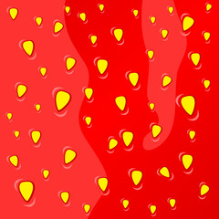 strawberry fruit background vector