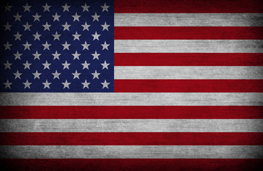 Naklejka premium Vintage American Flag