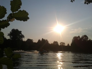 Ride on the jet ski
