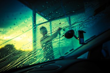 Car Windshield Cleaning