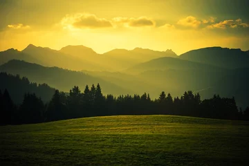Fotobehang Schilderachtig berglandschap © Tomasz Zajda