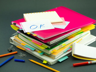 The Pile of Business Documents; OKThe Pile of Business Documents