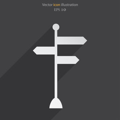 Vector directional signs icon