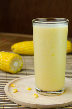 corn juice and smoothie