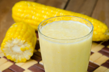 corn juice and smoothie