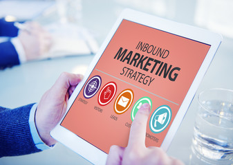 Inbound Marketing Strategy Commerce Solution Concept
