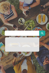 Food Dining Party Holiday Friends Concept