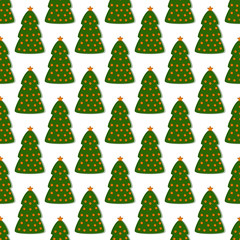 Background with Christmas trees