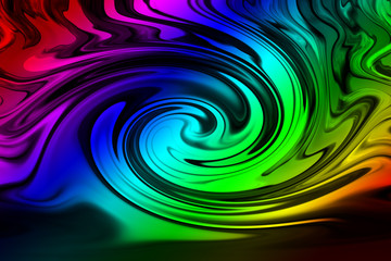 Abstract colorful twirl background