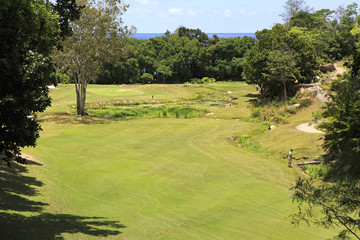 Golf course at the Constance Lemuria Resort.