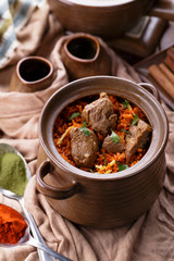 indian dum biryani lamb