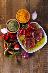 Filetto di bovino adulto con spezie