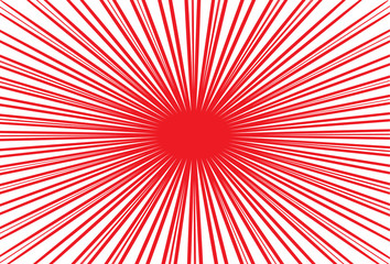 red burst,  starburst rays background vector design