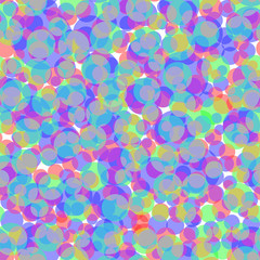 Rainbow bubble vector seamless