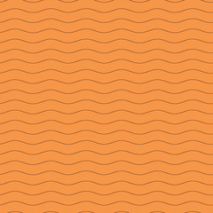 Abstract seamless vector brown wave pattern background