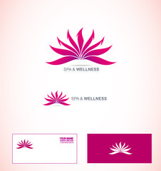Fototapeta na wymiar Spa and wellness logo