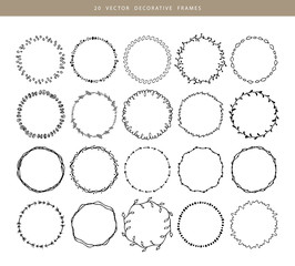 Decorative frames 20 set