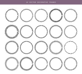 Decorative frames 20 set