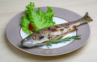 Grilled trout