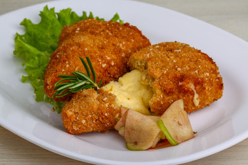 Fried cheese