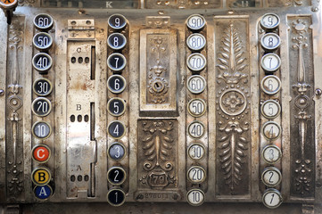 Antique cash register