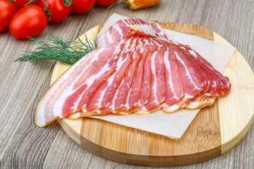 Sliced bacon